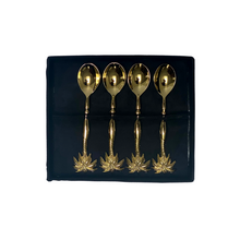 Load image into Gallery viewer, Caribbean Set of 4 Palm Tree Tea Spoons