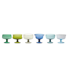 Load image into Gallery viewer, Bitossi Home Assorted Shape Bowls Blue/Green Nuances (Set of 6)
