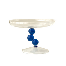 Load image into Gallery viewer, Footed Bubble Display Dish - Blue