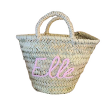 Load image into Gallery viewer, Merci' Handwoven Basket Bag
