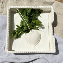 Load image into Gallery viewer, Amore White Ceramic Napkin Holder