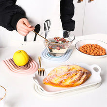 Load image into Gallery viewer, Rainbow Silicone Insulation Pad - Blue/Azure