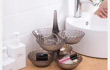 Load image into Gallery viewer, Black Triple Bowl Server