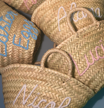 Load image into Gallery viewer, Merci' Handwoven Basket Bag