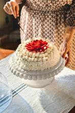 Load image into Gallery viewer, Guzzini Tiffany Cake Stand with Dome - White