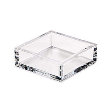 Load image into Gallery viewer, Caspari Acrylic Cocktail Napkin Holder in Crystal Clear