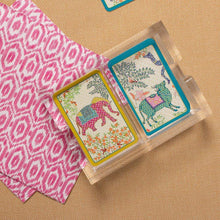 Load image into Gallery viewer, Caspari Acrylic Playing Card Holder in Crystal Clear