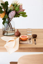 Load image into Gallery viewer, Custom Embroidered Linen Napkin Champagne