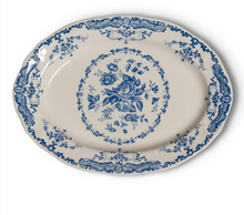 Load image into Gallery viewer, Bitossi Home Rose Collection Blu Oval Platter
