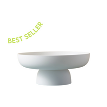 Load image into Gallery viewer, Isabella Pedestal Fruit Bowl - White

