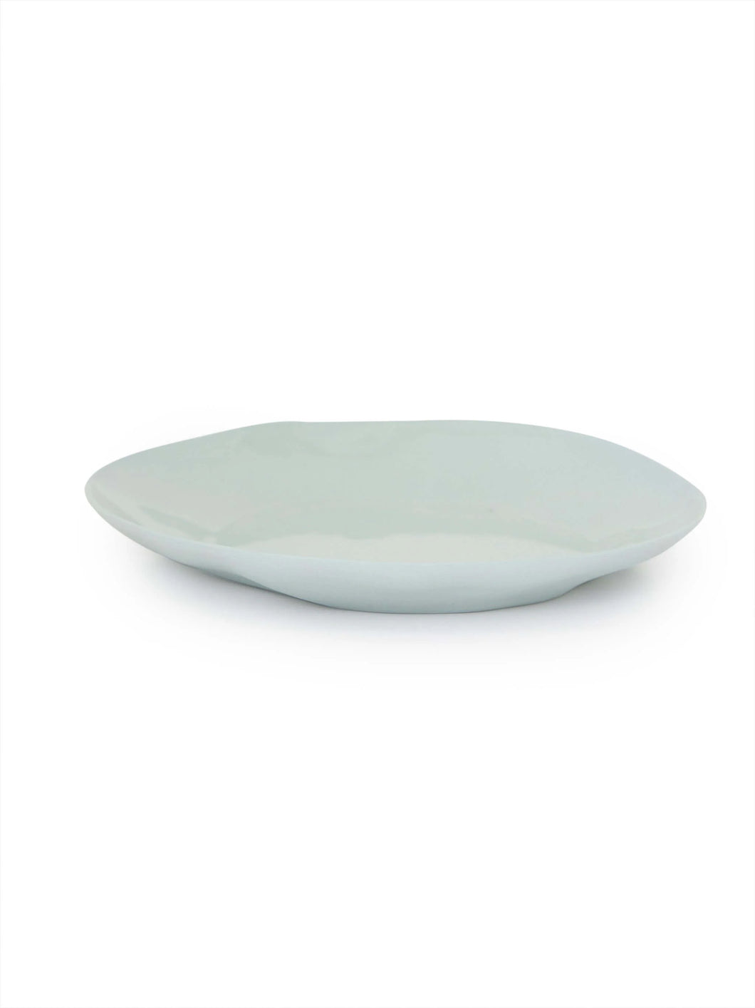 Flax Ceramic Platter in Duck Egg Blue