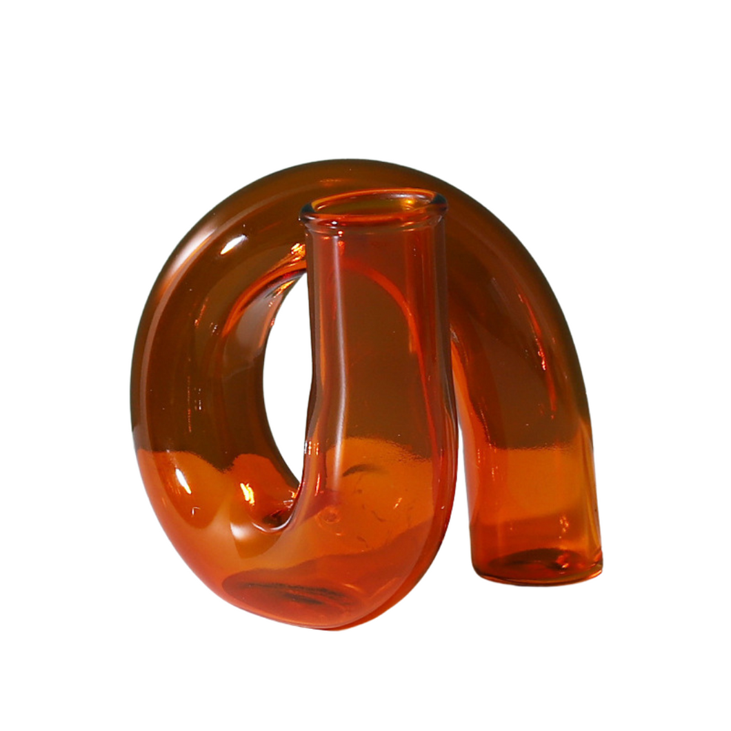Melia Artful Vase - Burnt Orange