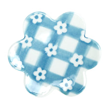 Load image into Gallery viewer, Ceramic Blue Daisy Trinket Dish
