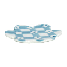 Load image into Gallery viewer, Ceramic Blue Daisy Trinket Dish
