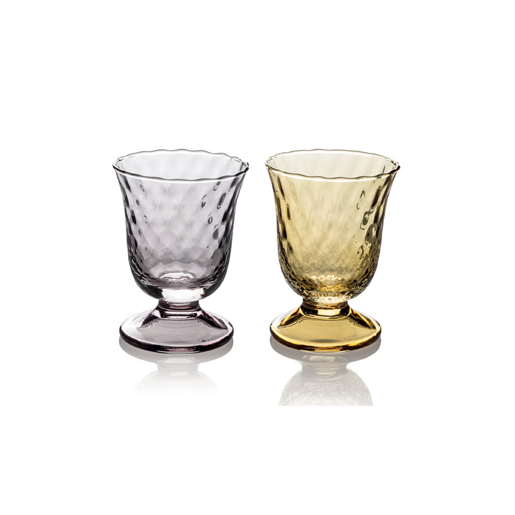 IVV Fiordaliso Set 2 Goblet Indigo Grey/Honey