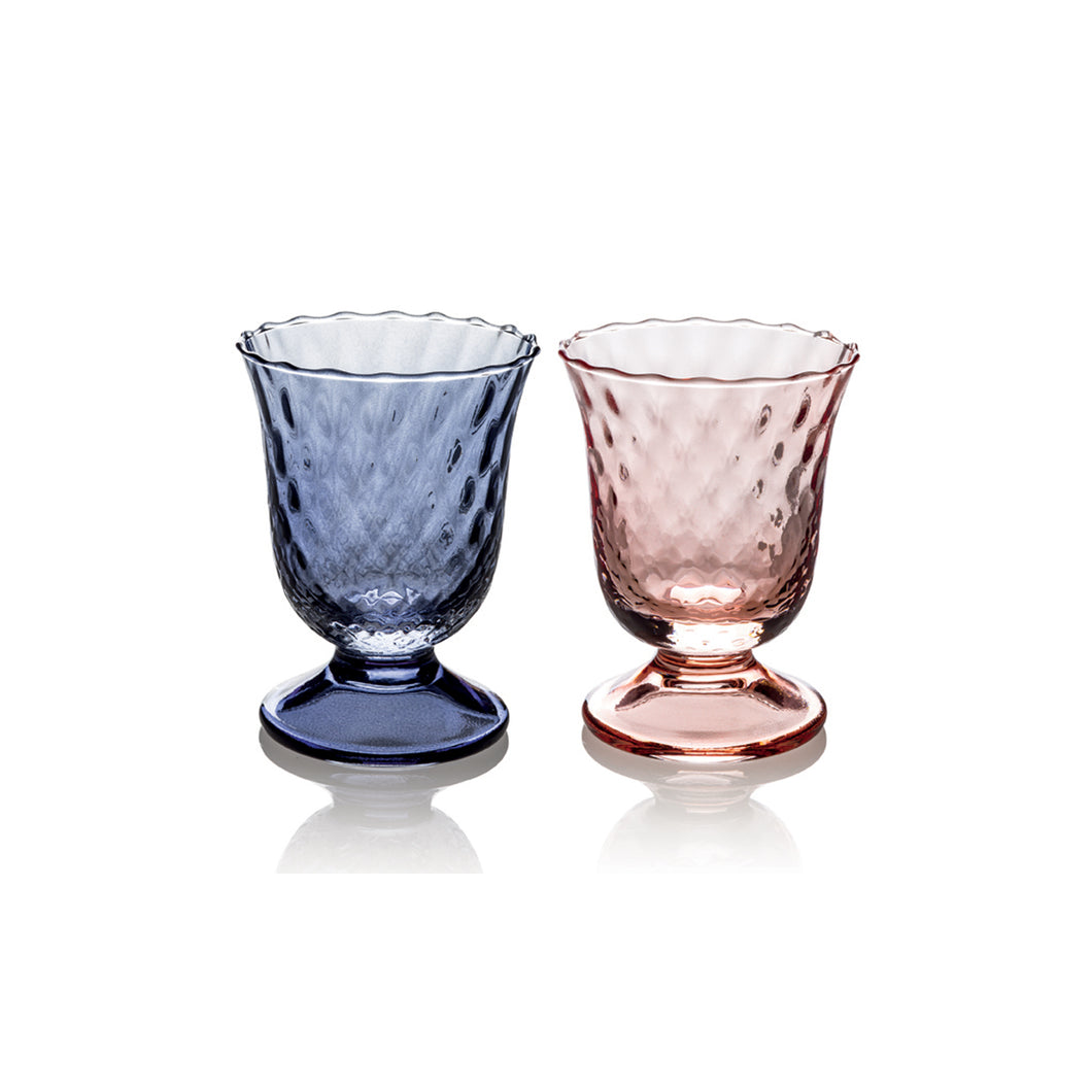 IVV Fiordaliso Set 2 Goblet Indigo Blue/Pink