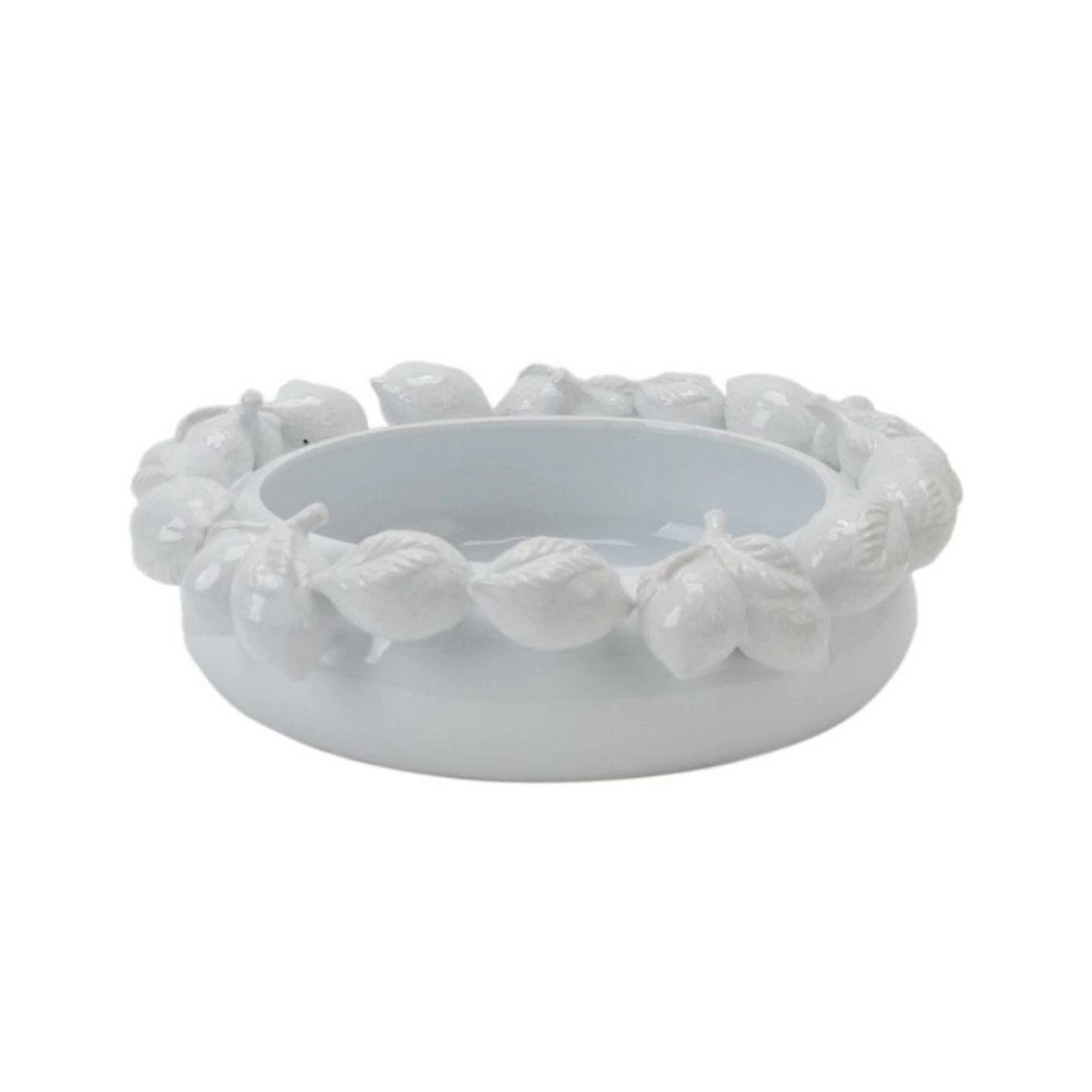 Aeolian Lemon Bowl in White