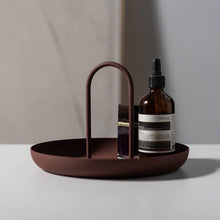 Load image into Gallery viewer, Stockholm Circular Tray - Burgundy
