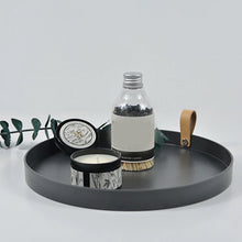 Load image into Gallery viewer, Jasper Round Tray - Black
