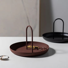 Load image into Gallery viewer, Stockholm Circular Tray - Burgundy
