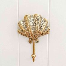 Load image into Gallery viewer, Imperial Palm Brass Hook
