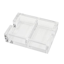 Load image into Gallery viewer, Caspari Acrylic Playing Card Holder in Crystal Clear
